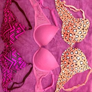 Lot of 3 Victoria’s Secret Bras size 36c